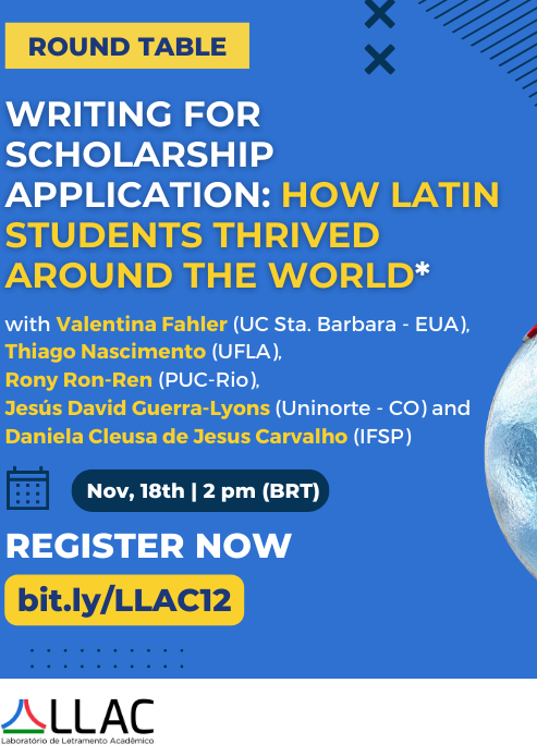 Evento: Writing for Scholarship Applications